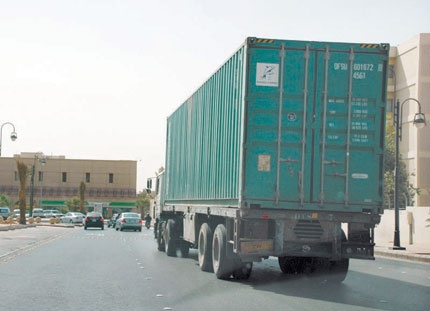 شاحنة في العاصمة