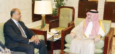 الأمير سطام يستقبل مساعد وزير الخارجية المصري