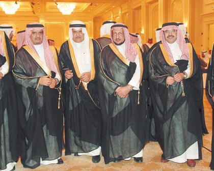 المالك يحتفل بزفاف كريمته