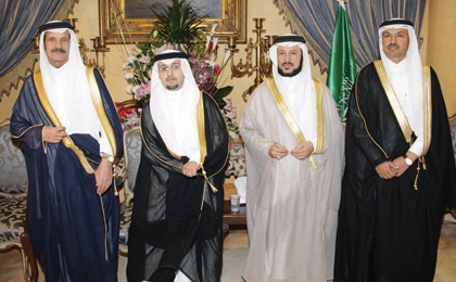 د. الغامدي يحتفل بزفاف ابنه على كريمة الشيخ عون الغامدي