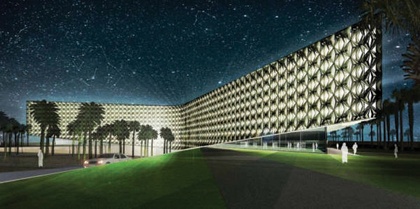 مقر عربسات الجديد .. معلم شامخ يتطلع إلى السماء كتلسكوب عملاق