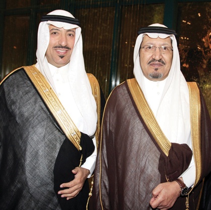 النائب الثاني يشرف زواج الأمير بندر بن سعود