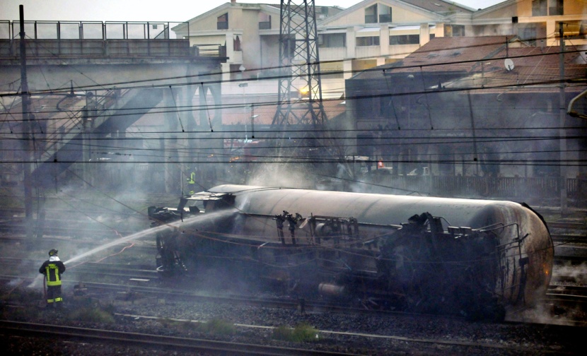 ايطاليا: ستة قتلى و50 جريحا في انفجار مقطورتي الغاز