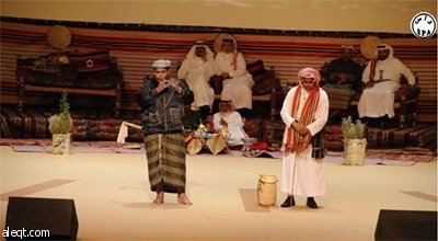 الحفل الختامي لفعايات مهرجان محايل في أبها.