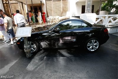 أسبوع الموضة لمرسيدس بنز 2010 في ميامي بيتش في فلوريدا.