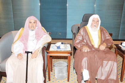 آل الشيخ والصحابي يحتفلان بـ"فيصل"