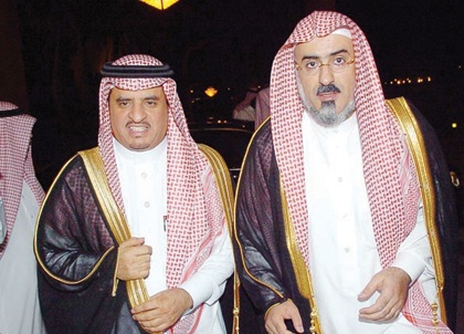 أبا الخيل والنعيم تحتفلان بـ «ماجد»