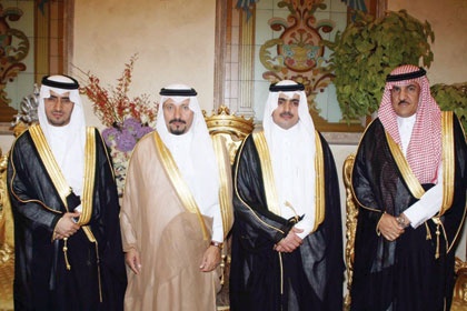 القرني يحتفلون بـ «عبد الله»  و «محمد»