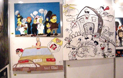 معرض لـ «الاسكتشات» يصور أفكار المبدعين في جدة