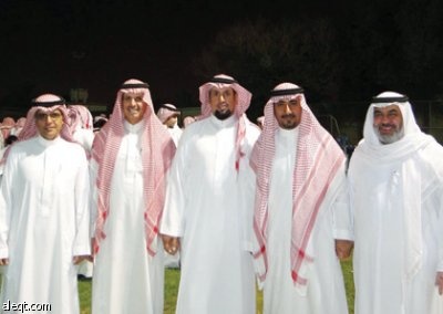 العمران والهذيلي يحتفلان بـ «عبد العزيز»