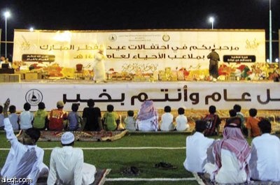 برامج مكثفة لاحتفالات حي البيداء وملعب العزيزية في طيبة