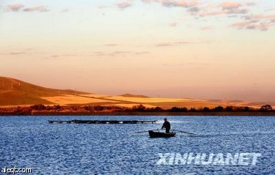 مناظر خريفية لهولون بوير في مقاطعة منغوليا الداخلية في الصين.