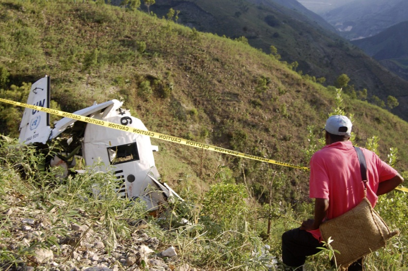 مقتل 11 شخص جراء تحطم طائرة للأمم المتحدة في هايتي