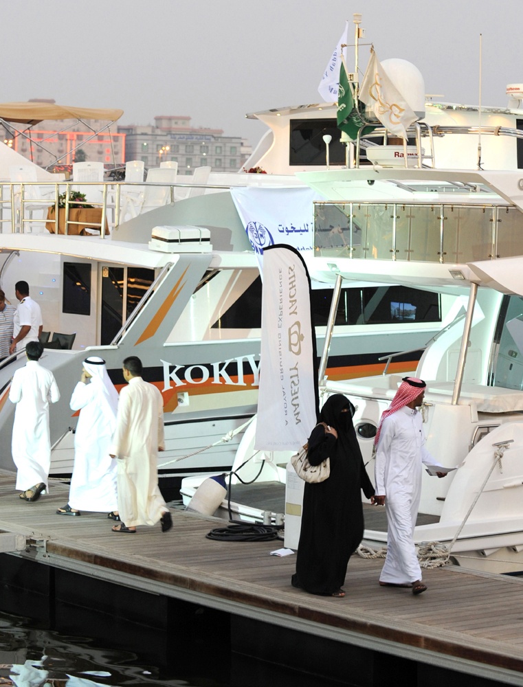 انطلاق فعاليات معرض السعودية الدولي للقوارب في عروس البحر جدة