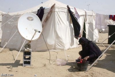 امرأة تضع مولودها في الطريق قبل وصولها مركز الإيواء