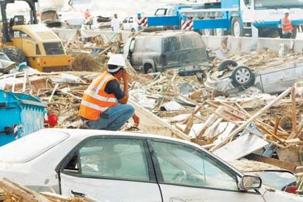«الدفاع المدني»: 9 أحياء مهددة بالخطر حال وقوع كارثة  «المسك»