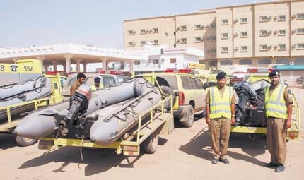 «الدفاع المدني»: 9 أحياء مهددة بالخطر حال وقوع كارثة  «المسك»