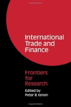 International Trade And Finance: Frontiers For Research