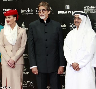 دبي تطلق مهرجانها السينمائي وتحتفي بأميتاب باتشان وتكرم فاتن حمامة