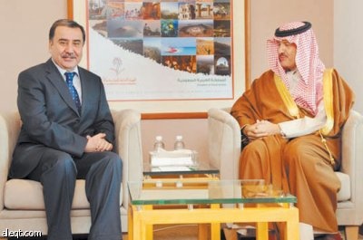سلطان بن سلمان يستقبل السفير الأوزبكي