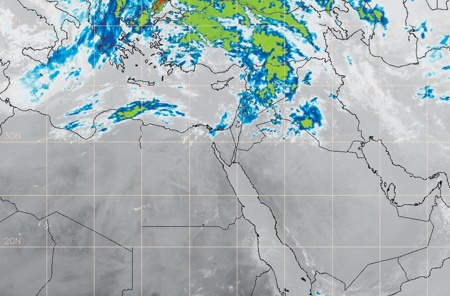 غدا .. أمطار غزيرة على 4 مناطق .. وموجة برد على الشمال