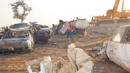 تذمر من شروط  «لجان أضرار المركبات» العاملة في كارثة جدة