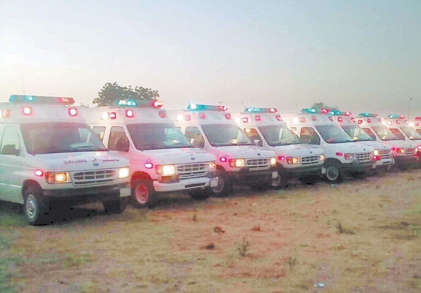 30 سيارة إسعاف من المملكة لولايات دارفور