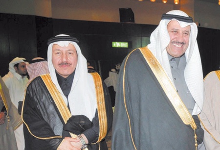 الدريس والسديري يحتفلون بزواج عبد المحسن وثريا