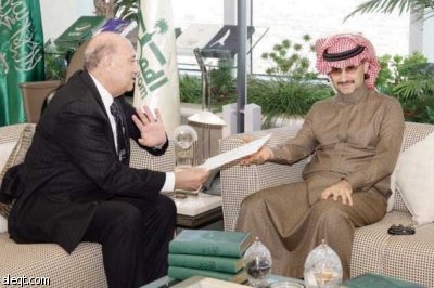 السفير السوري يُسلم الوليد بن طلال رسالة من الرئيس الأسد