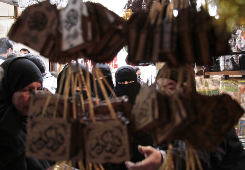 منظر لوسط العاصمة السورية دمشق.