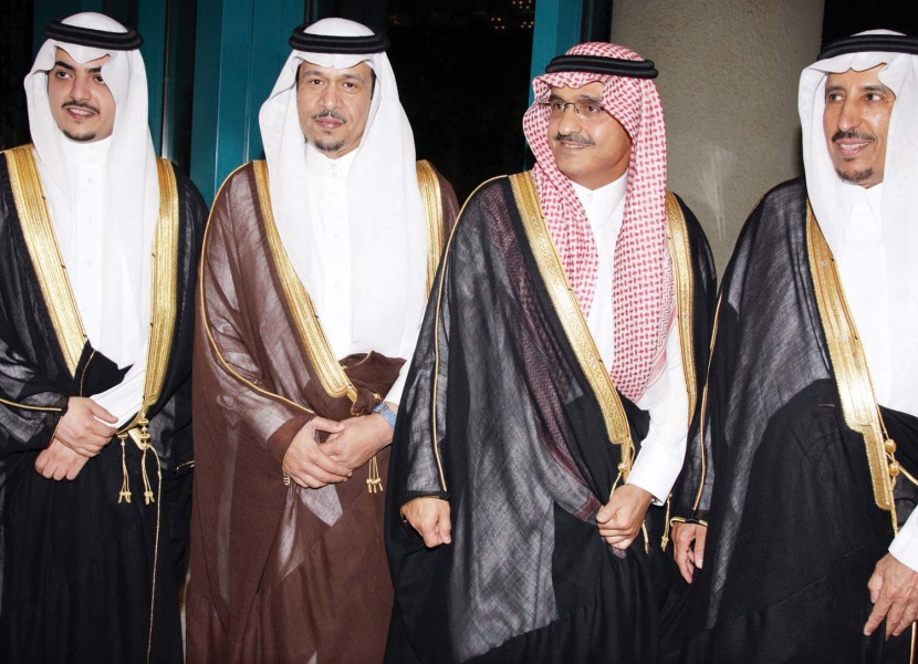 الأمير سعود بن ثنيان يحتفل بزفاف كريمته إلى فيصل آل الشيخ