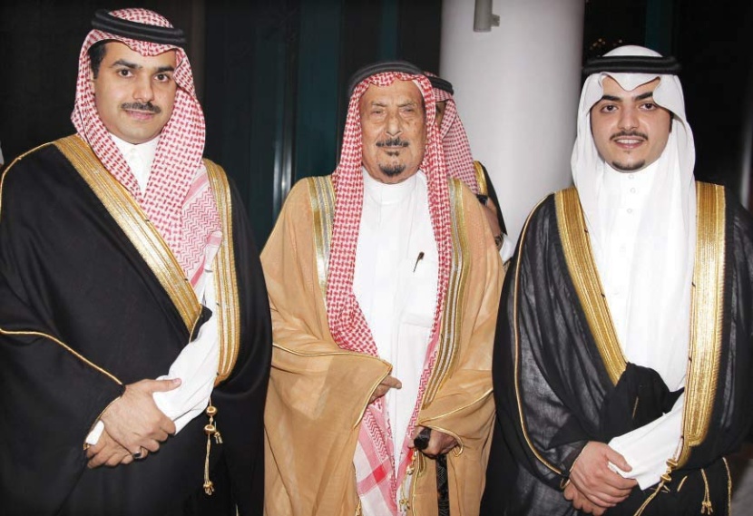 الأمير سعود بن ثنيان يحتفل بزفاف كريمته إلى فيصل آل الشيخ
