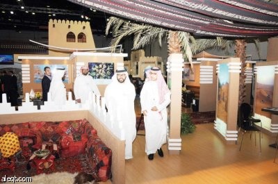 البيت النجدي يلفت الأنظار في ملتقى السفر العربي في دبي