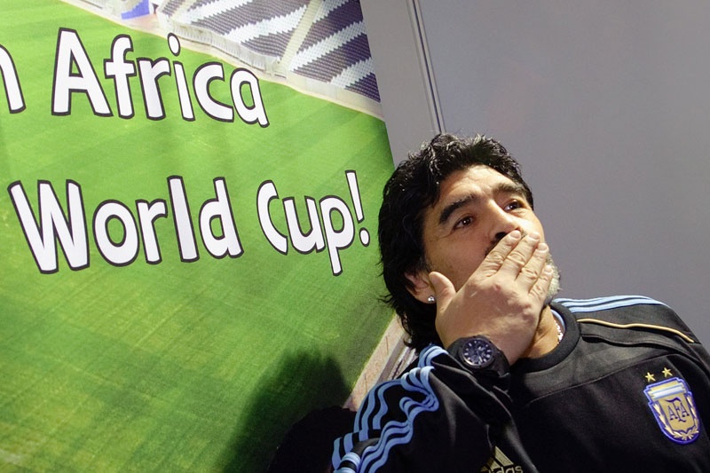 المنتخب الأرجنتيني يصل إلى جنوب إفريقيا استعدادا لخوض كاس العالم