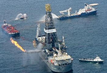 بريتش بتروليم  تبدأ اختبار نظام ثان لوقف التسرب النفطي في خليج المكسيك
