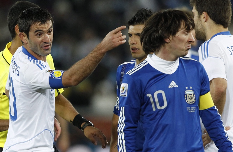 ميسي أفضل لاعب في مباراة الأرجنتين واليونان