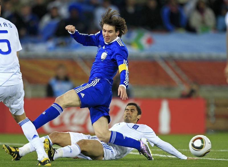 ميسي أفضل لاعب في مباراة الأرجنتين واليونان