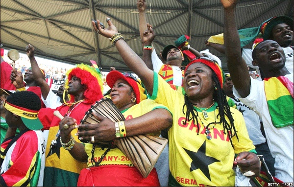 جماهير غانا تحتفي بالمنتخب الوطني بعد العودة من كأس العالم
