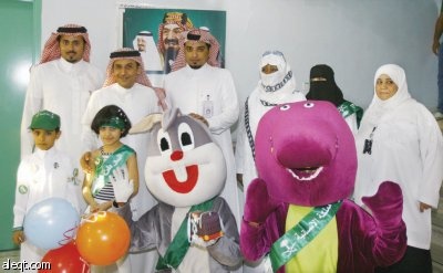 مجمع الملك سعود الطبي في الرياض يحتفل مع المرضى المنومين