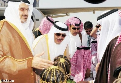 الأمير مشاري بن سعود يصل الباحة عقب تعيينه أميرا للمنطقة