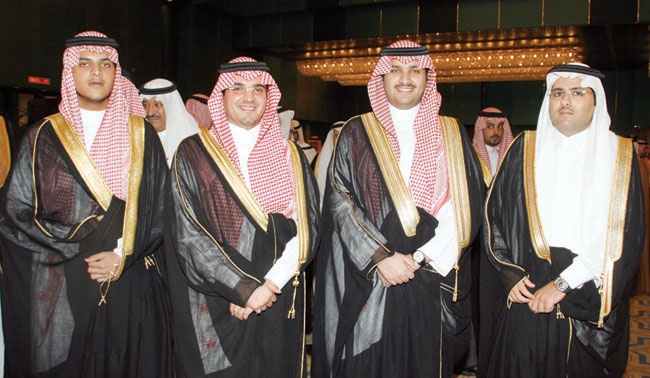 الأمير فيصل بن سعود يحتفل بزواجه من كريمة الأمير سعود بن نايف