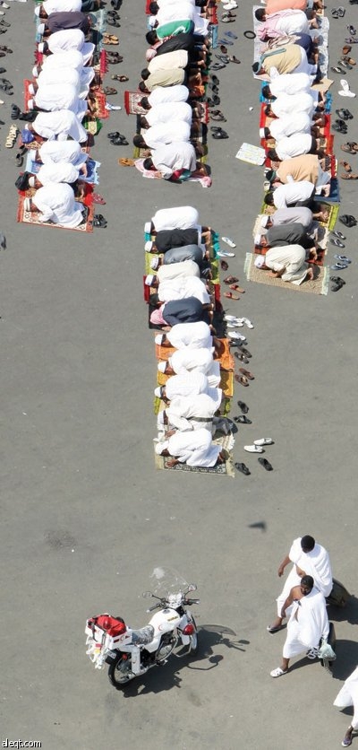 «وَأَذِّن فِي النَّاسِ بِالْحَجِّ يَأْتُوكَ رِجَالاً وَعَلَى كُلِّ ضَامِرٍ يَأْتِينَ مِن كُلِّ فَجٍّ عَمِيق» («سورة الحج - آية 2