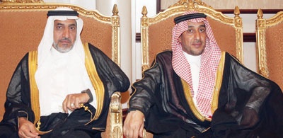 رجال الأعمال وأعيان جدة وشقراء يشاركون الحصيني والهذيلي أفراحهم