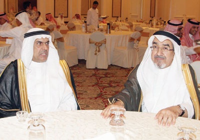 رجال الأعمال وأعيان جدة وشقراء يشاركون الحصيني والهذيلي أفراحهم