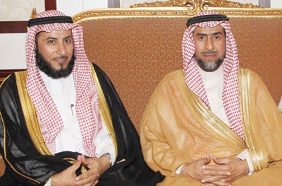 رجال الأعمال وأعيان جدة وشقراء يشاركون الحصيني والهذيلي أفراحهم