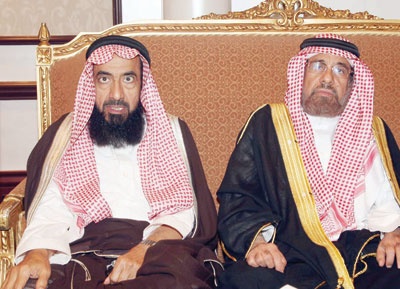 رجال الأعمال وأعيان جدة وشقراء يشاركون الحصيني والهذيلي أفراحهم