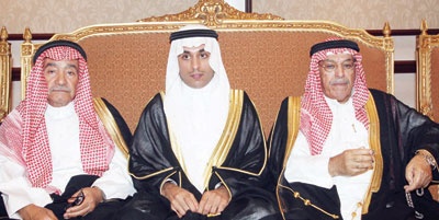 رجال الأعمال وأعيان جدة وشقراء يشاركون الحصيني والهذيلي أفراحهم