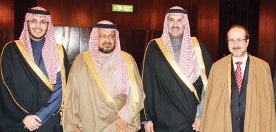 أسرتا آل الشيخ والماضي تحتفلان بـ «تركي»