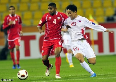 الإمارات تتعادل مع كوريا الشمالية بدون أهداف في كأس آسيا