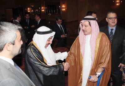 محمد العنقري يحتفي بوزير التجارة والصناعة التركي